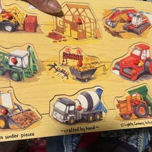 Construction Vehicle Wooden Puzzle by Melissa &Doug